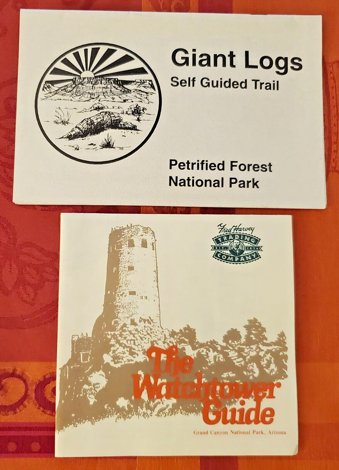 ARIZONA NATIONAL PARKS 1997, PETRIFIED FOREST & WATCHTOWER GUIDE GRAND CANYON