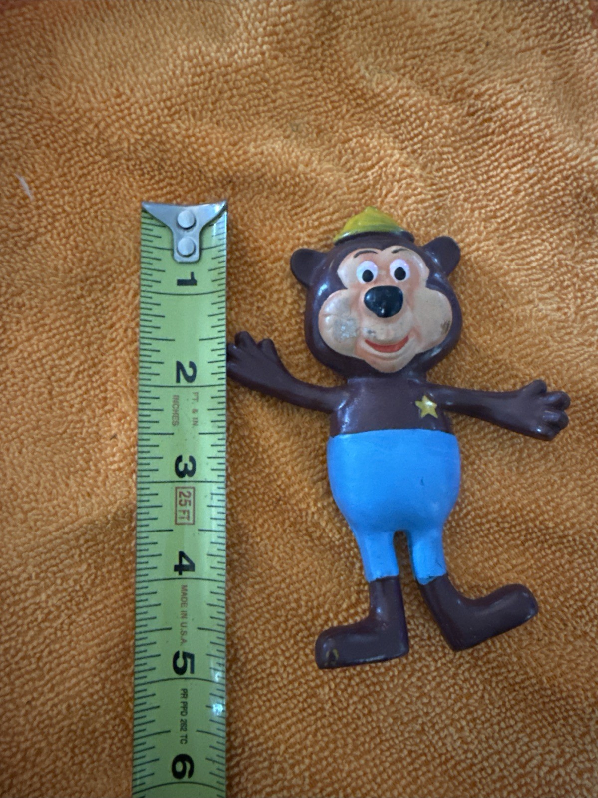 Vintage 60’s Smokey the Bear Bendy Bendem Figure 5″ Hong Kong RARE