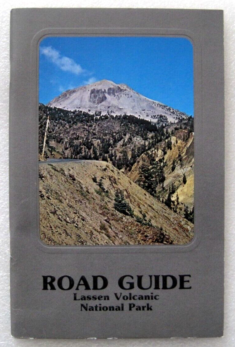 Vintage Lassen Volcanic National Park Road Guide 1983 Revision Brochure