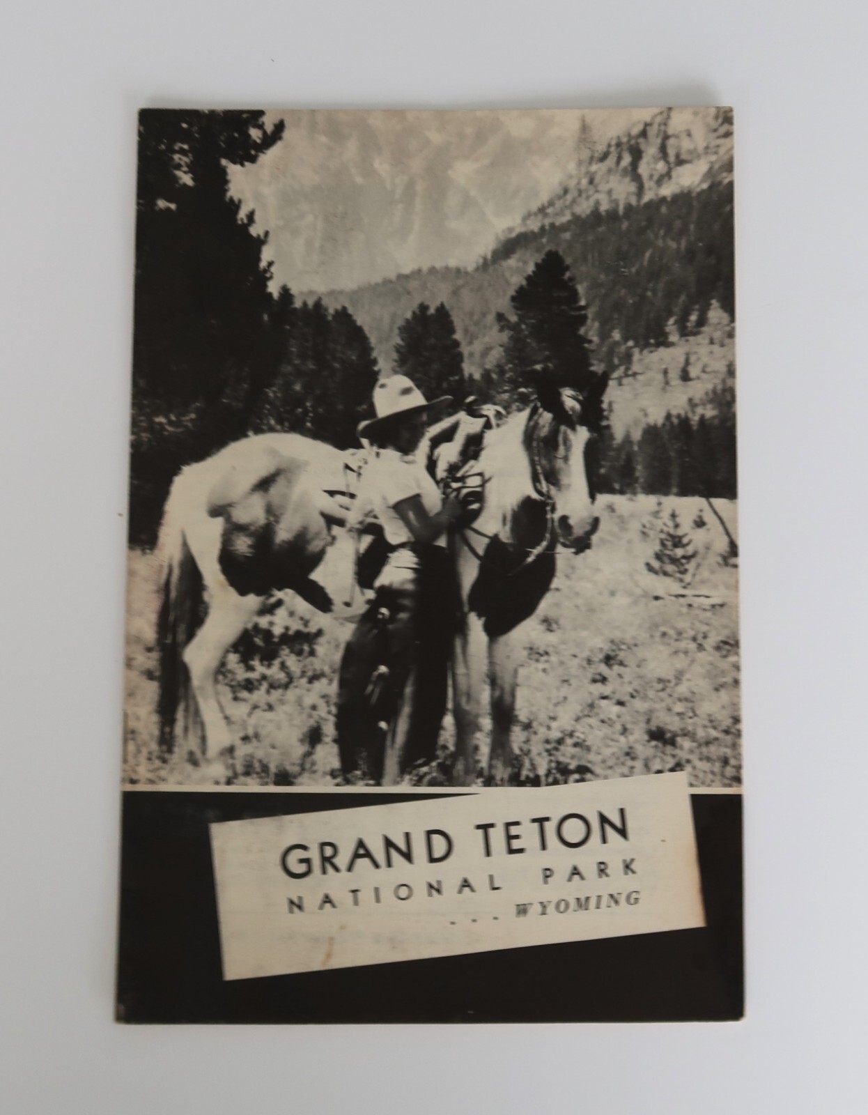 Vtg Grand Teton National Park Wyoming booklet 1940 Dept of Interior Ephemera