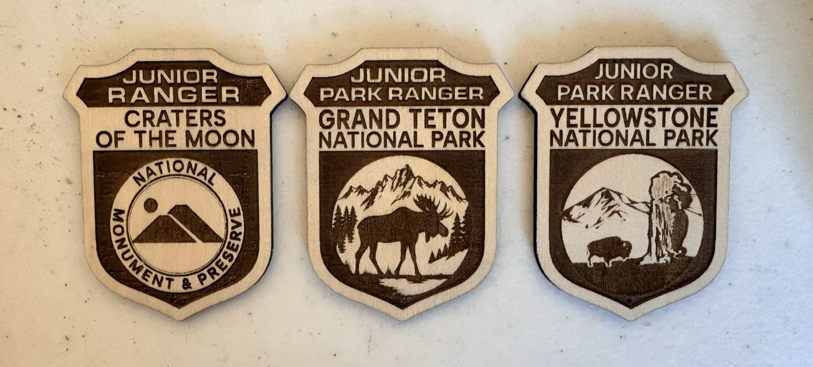 All National Park Service Junior Ranger Badges – Sold Individually