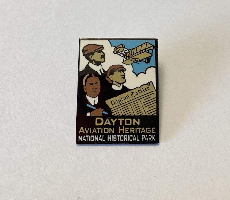 Vintage Dayton Aviation Heritage National Park Enamel Pin Vintage Plane