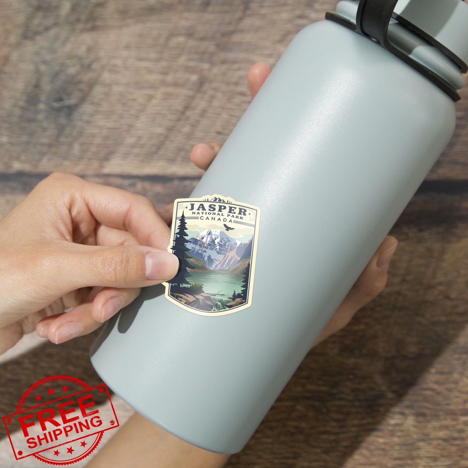 Lantern Press Small Jasper National Park sticker