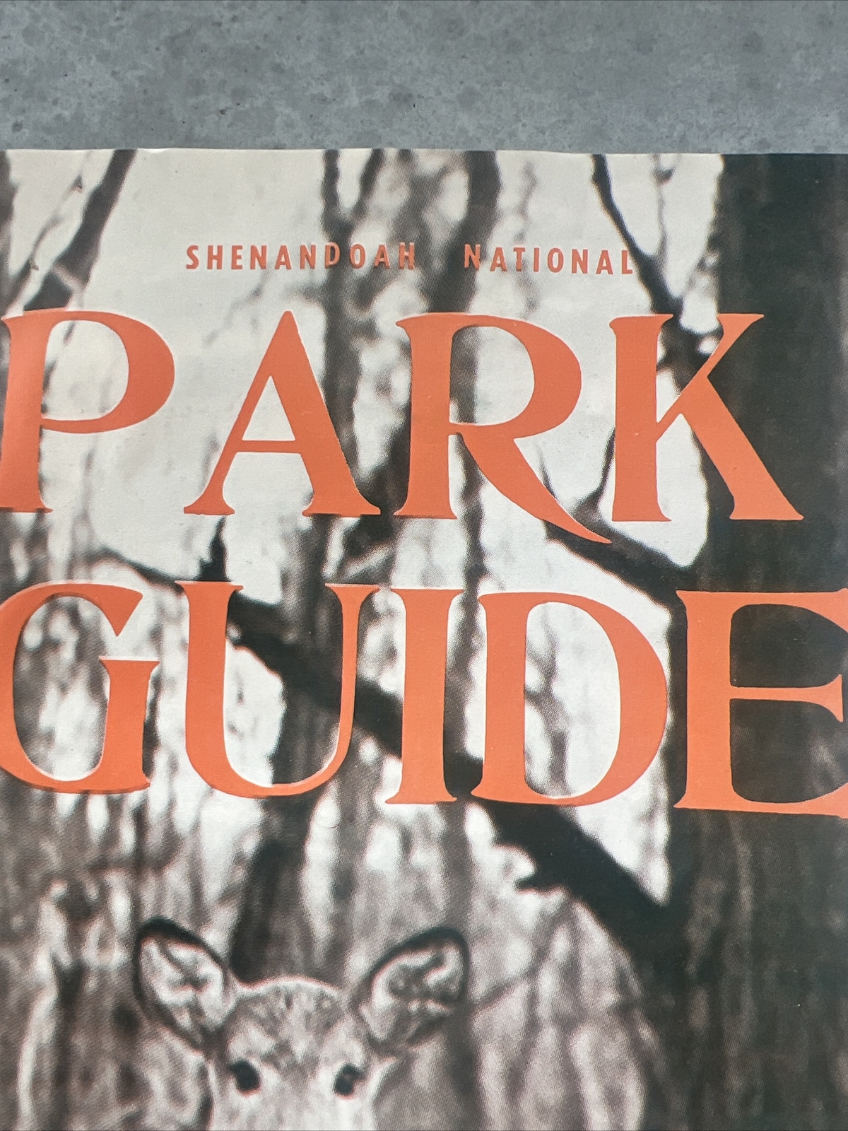 Vintage Shenandoah National Park and Skyline Drive Map and Profile Park Guide 19