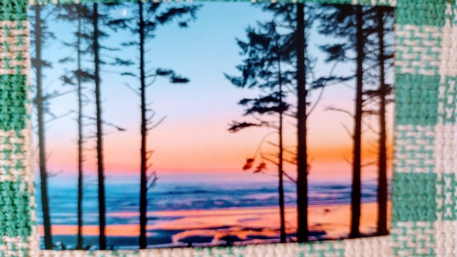 BEAUTIFUL POST CARD TWLIGHT MAGIC RUBY BEACH OLYMPIC NATIONAL PARK WASHINGTON