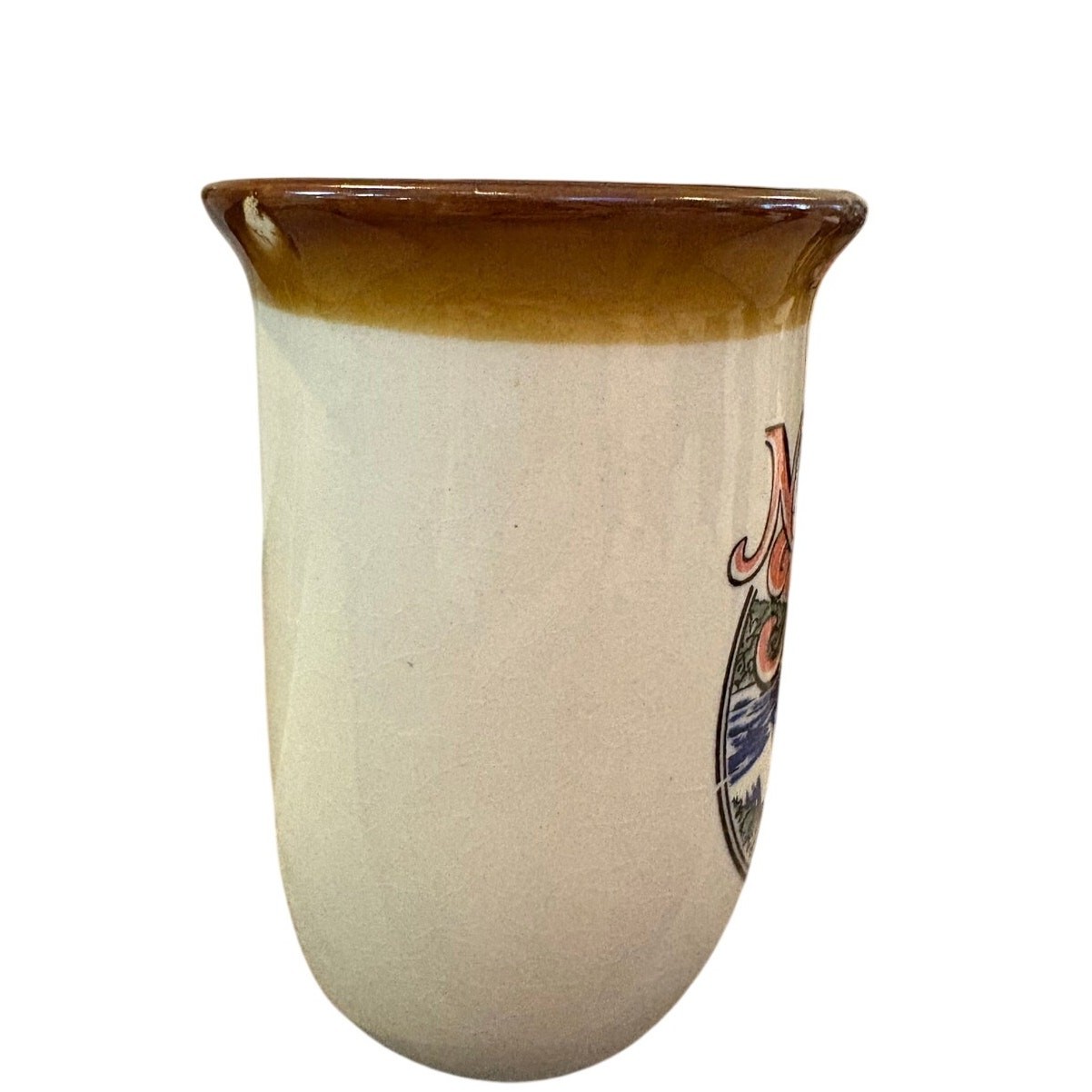 Vintage Niagara Falls Horn-Shaped Souvenir Coffee Cup Mug