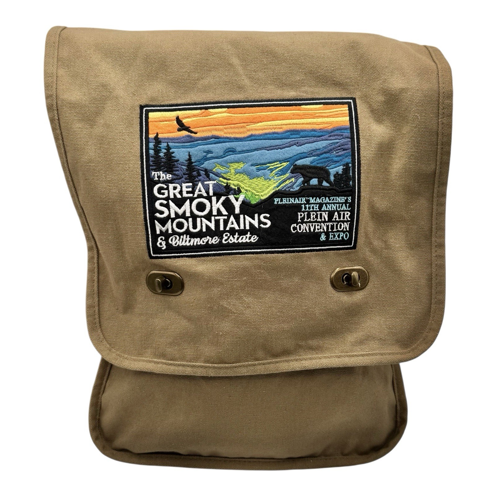 GREAT SMOKEY MOUNTAINS US National Park PATCH Plein Air Convention PACE Expo BAG