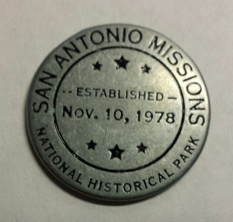 Mission San Jose Texas National Historical Park Service NPS Coin Token