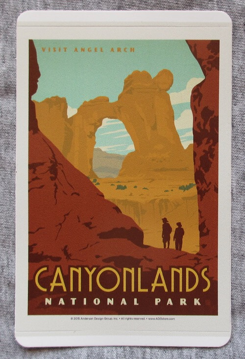 Canyonlands National Park Rectangular Vinyl Sticker New