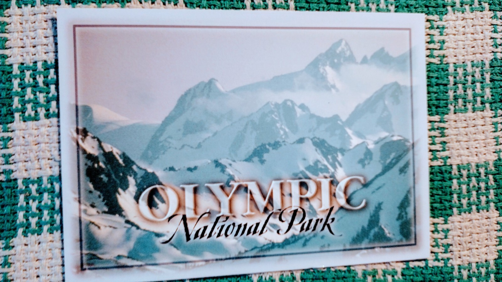 BEAUTIFUL CHROME POST CARD OLYMPIC NATIONAL PARK WASHINGTON PORT ANGELES WA