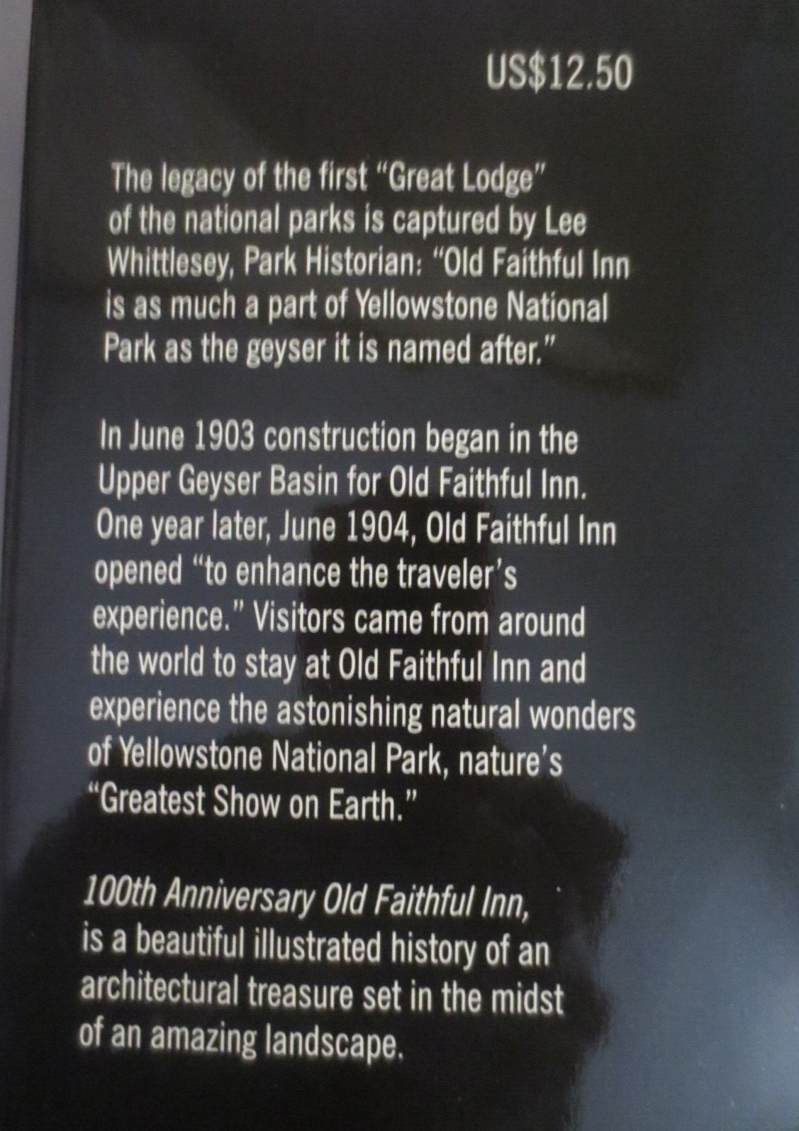 Old Faithful Book Hardback Book 63 Pages and Dust Cover and DVD in Box