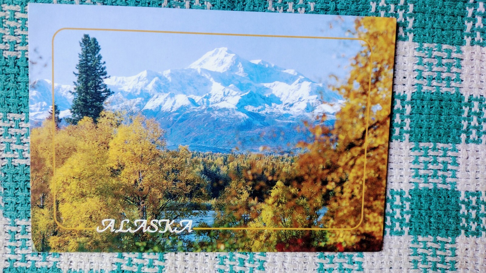 BEAUTIFUL POST CARD MT.MCKINLEY PARKS HIGHWAY DENALI NATIONAL PARK.ALASKA