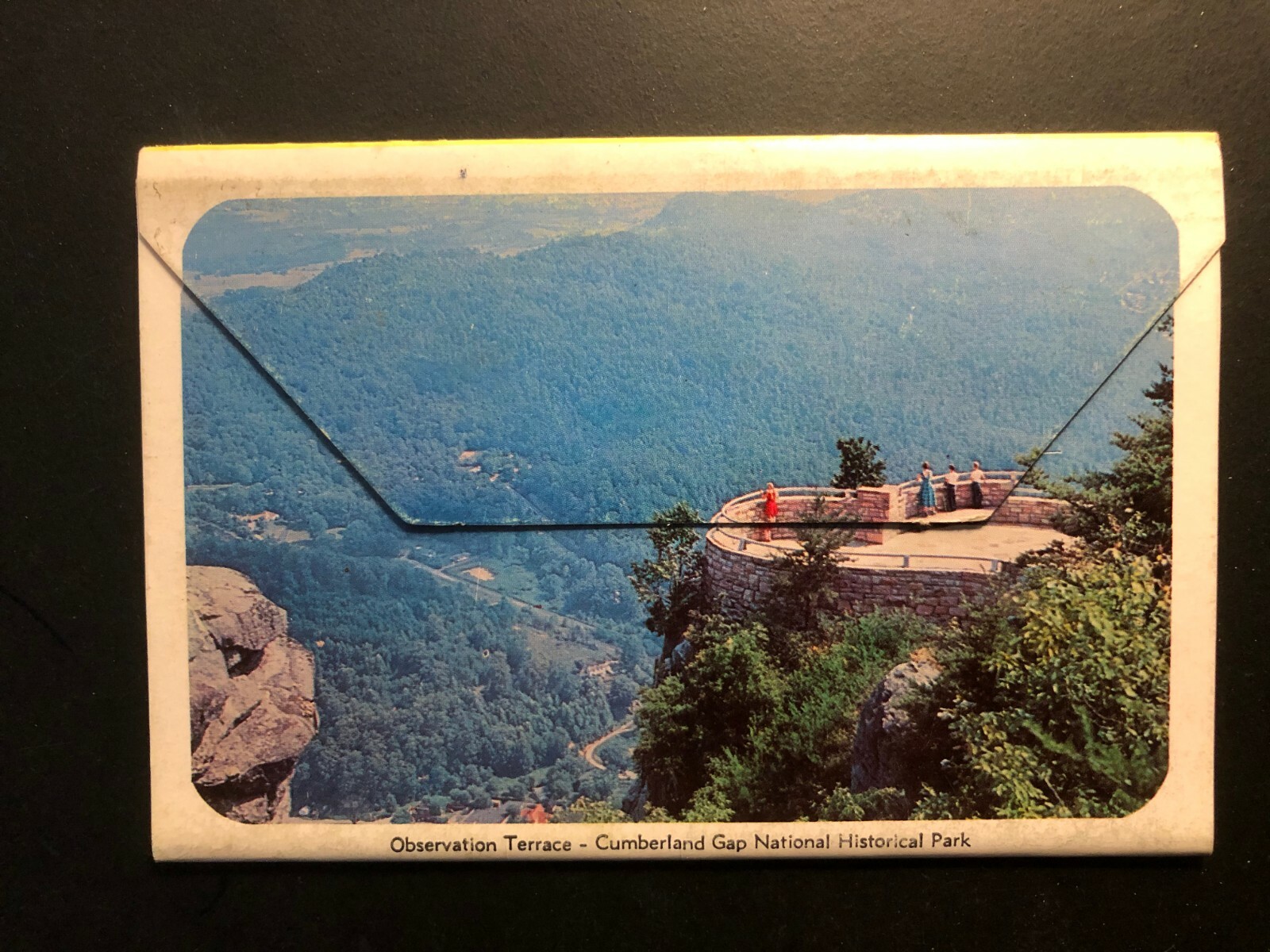 Old Vintage”Beautiful CUMBERLANDS PARK” Fold Out Views Posted 1966 Made in USA