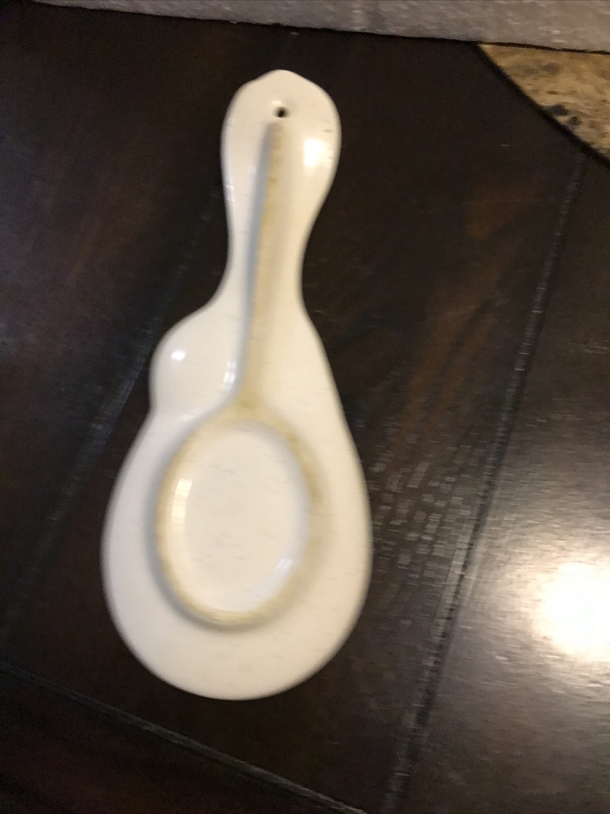 Vintage Yellowstone Park Souvenir Ceramic Spoon Rest 8-1/2 in