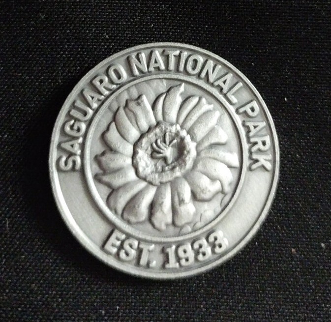 Saguaro Cactus Arizona National Park Est 1933 Coin Token