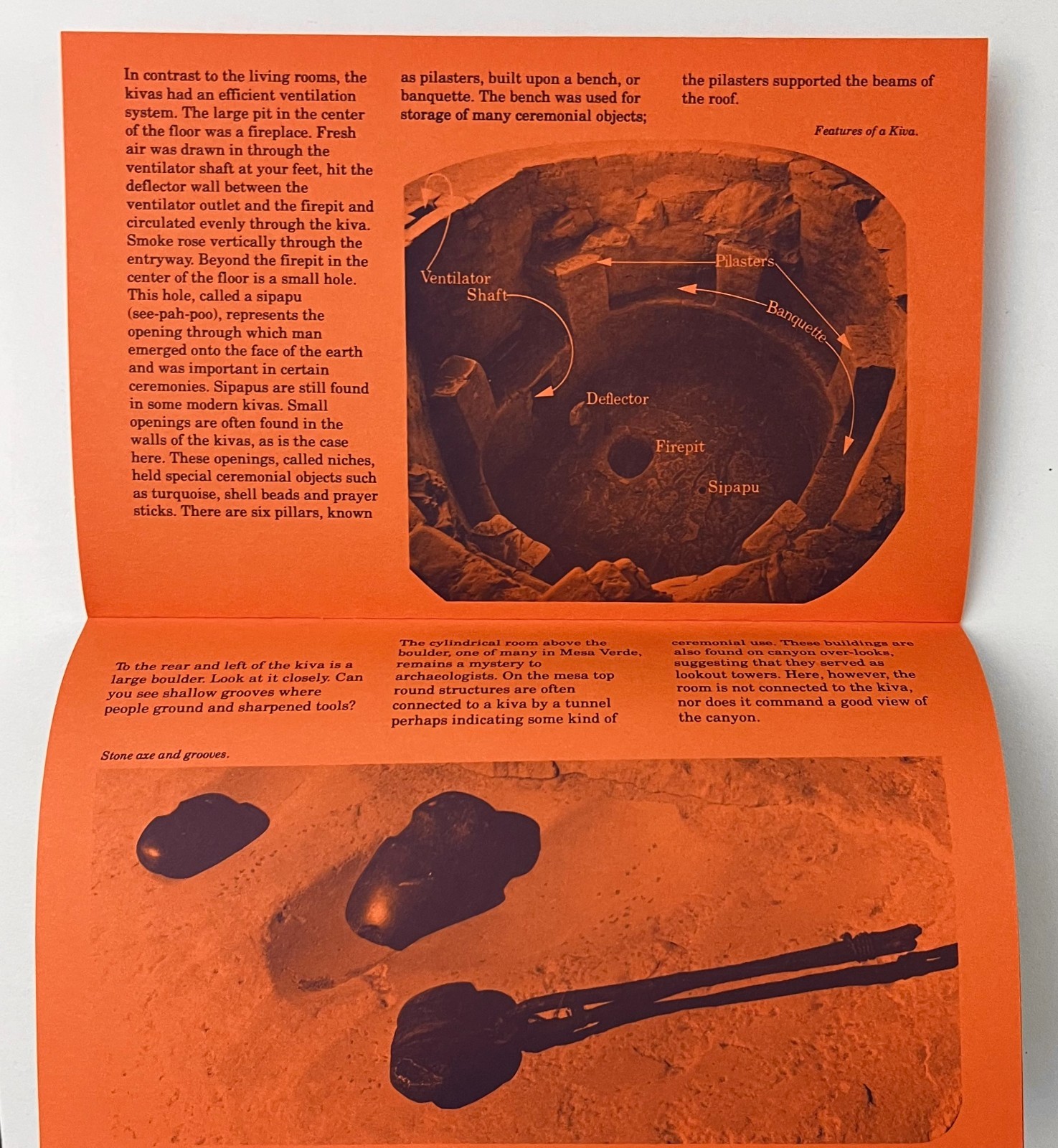 1980s Mesa Verde National Park CO Spruce Tree House Vintage Travel Booklet