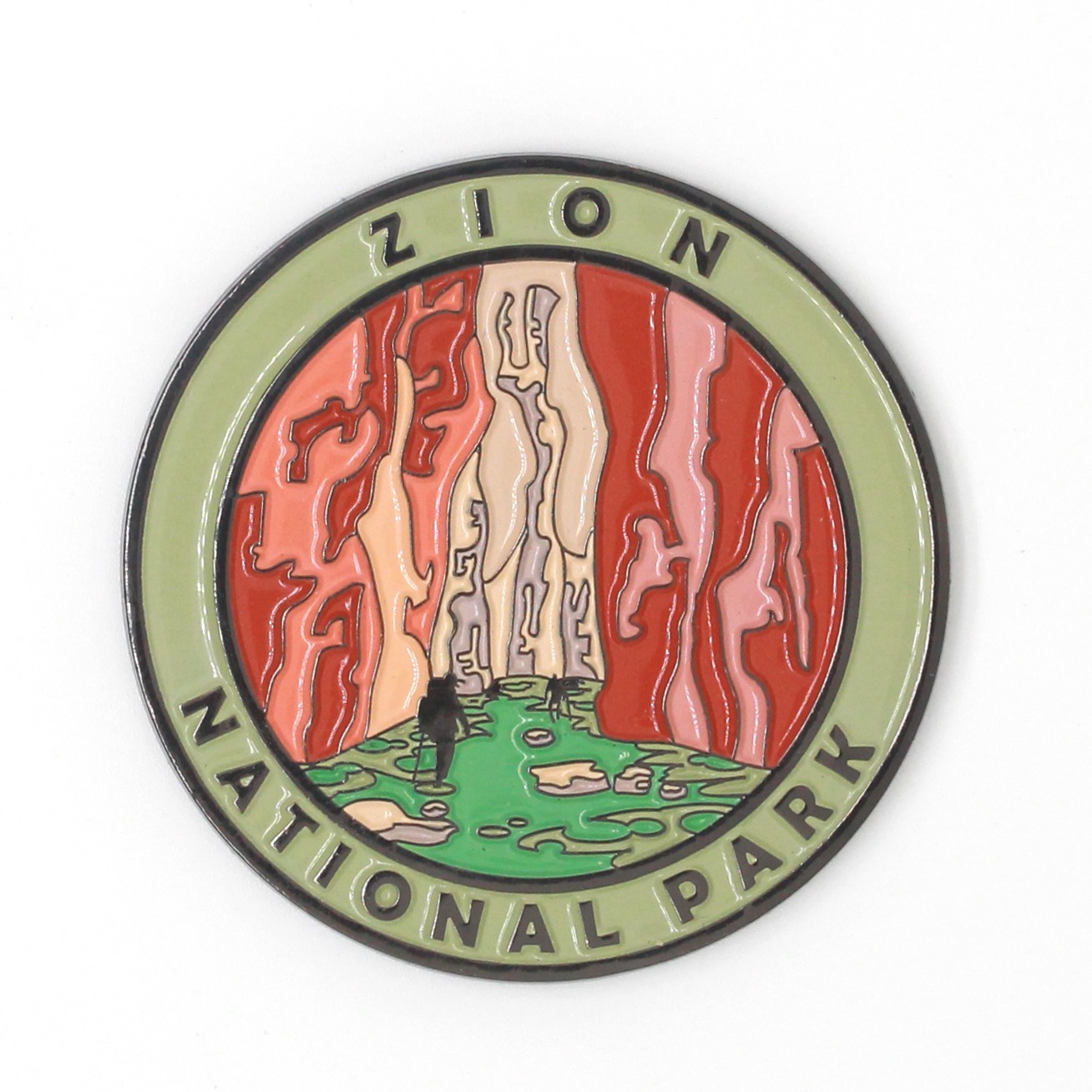 Cre8Travel Zion National Park Collectible Magnet – Enamel Finish, 52mm NEW