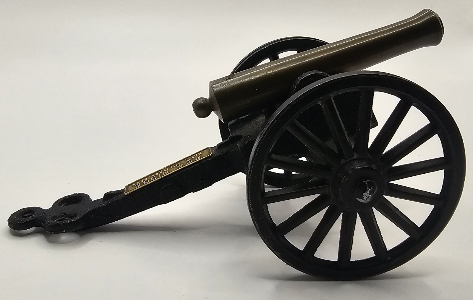 Vtg Miniature Replica Cannon Pea Ridge National Military Park 4.5″ Cast Iron