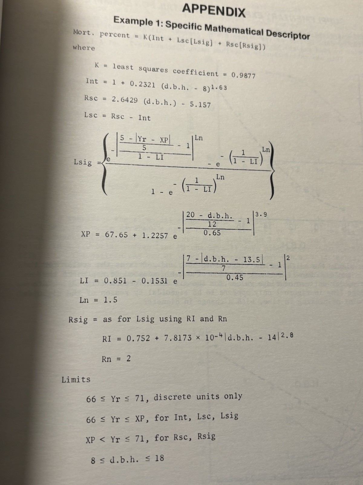 Intermountian Forest And Experiment Station Utah 1976 Research Paper Math