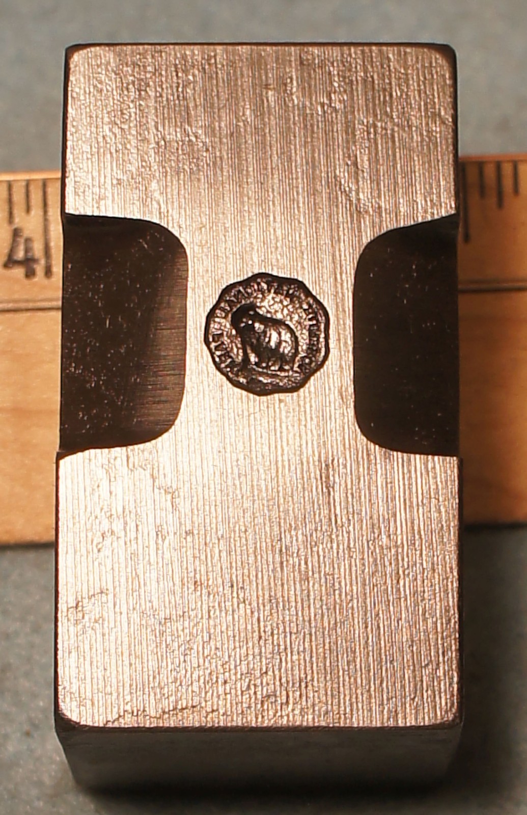 1928 YOSEMITE NATIONAL PARK Bear Pin Applique STEEL STAMPING DIE Robbins RH653