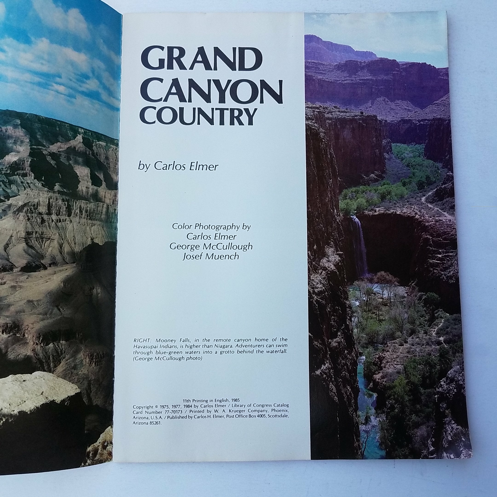 Grand Canyon Country Color Photograph By Josef Muench And Carlos Elmer