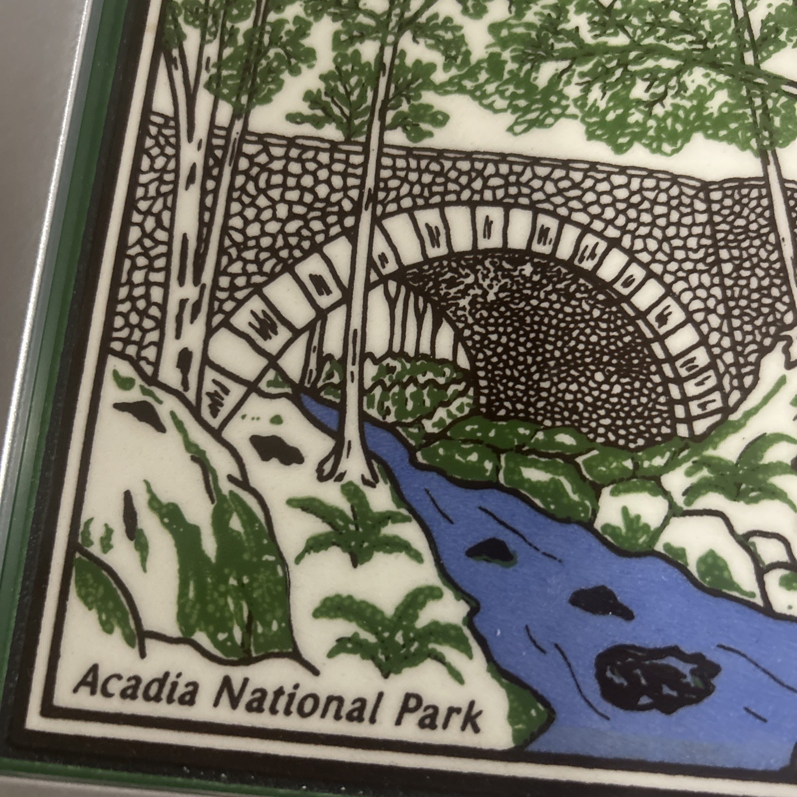 ACADIA NATIONAL PARK, Framed Tile Souvenir