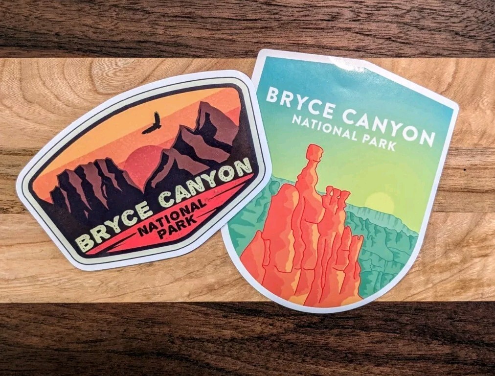4″ Two (2) Bryce Canyon National Park Sticker Decal
