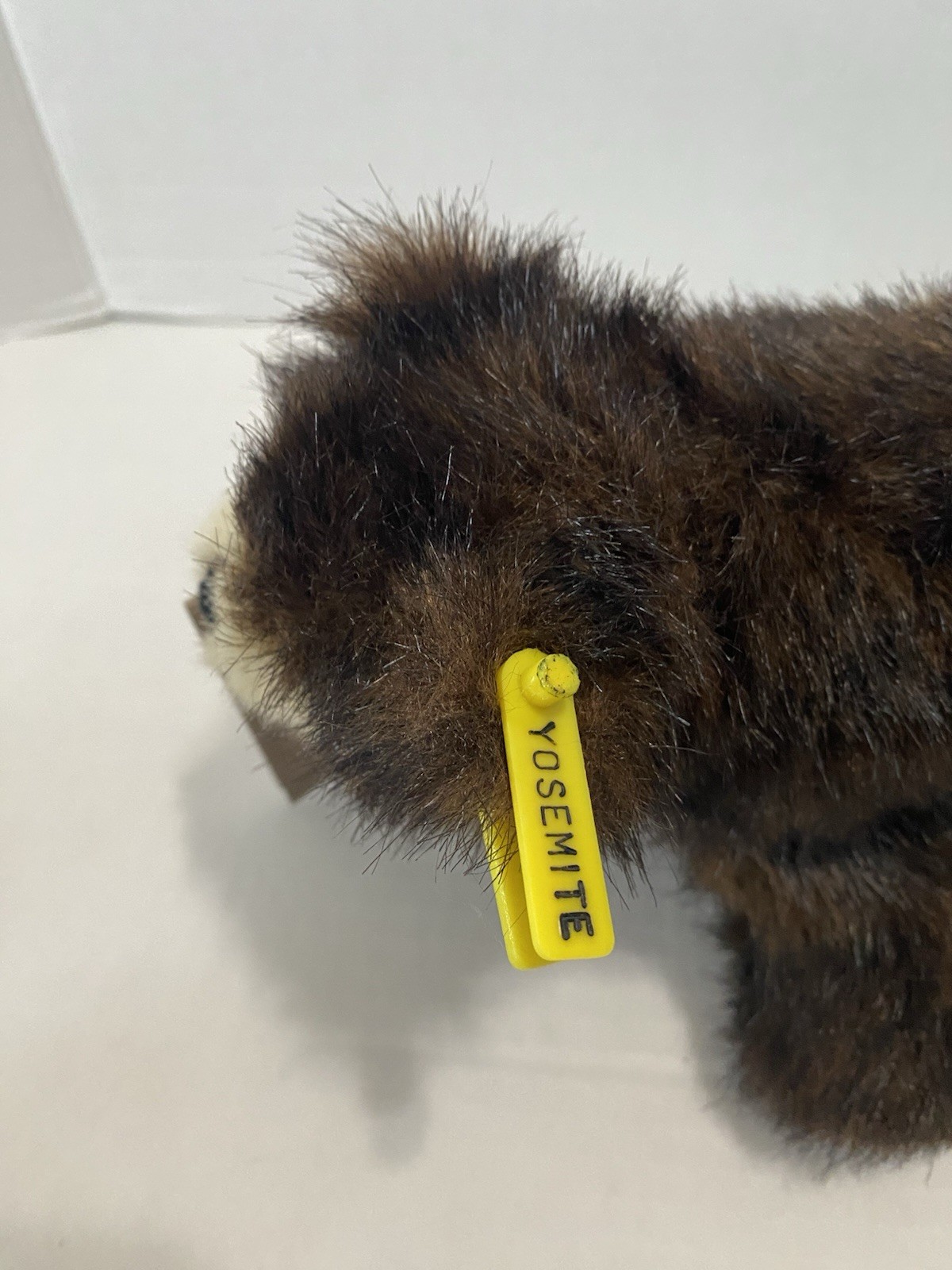 Vintage The Yosemite Wild Bear Project Plush Black Bear Ear Tag #130