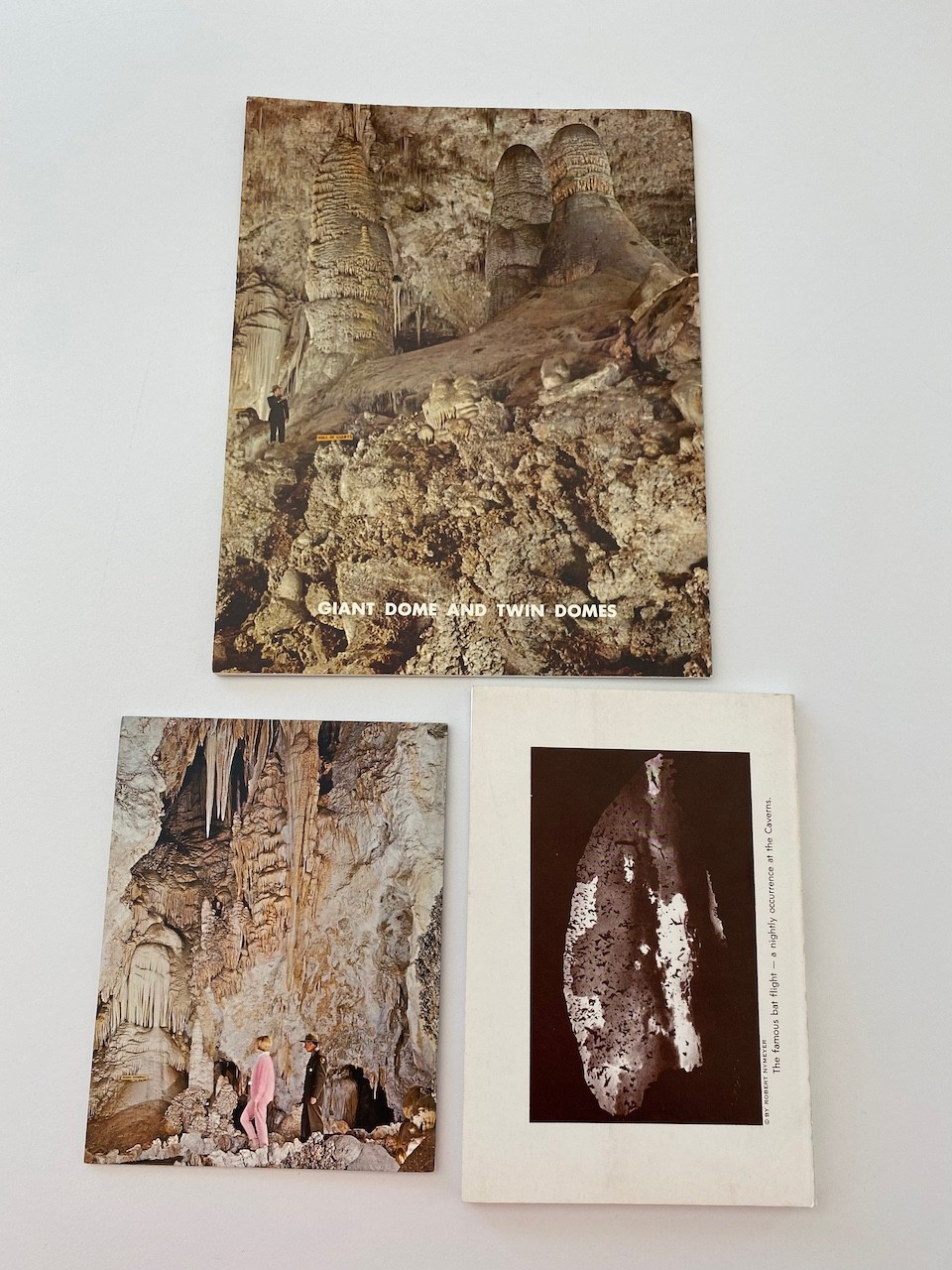 Lot of 3 Vtg 1960s / 1970s Carlsbad Caverns National Park Books New Mexico NICE!