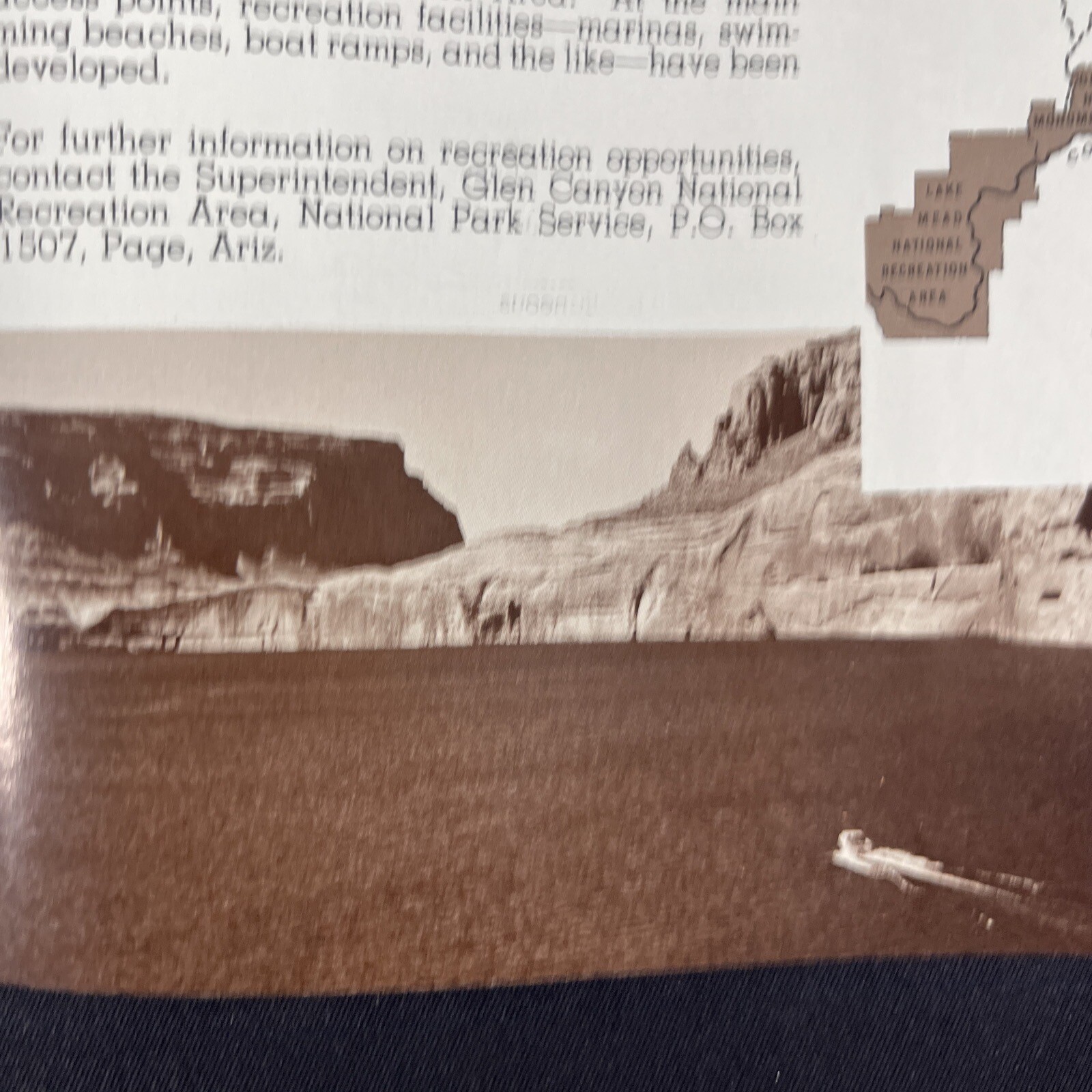 1967 Glen Canyon Dam Colorado River Storage AZ UT Vintage Travel Brochure