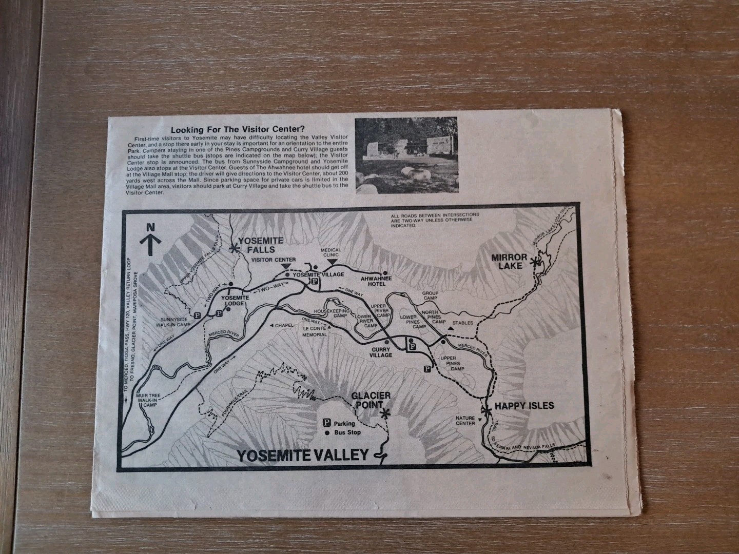 Yosemite Guide National Park California 1978 Broadsheet Newspaper