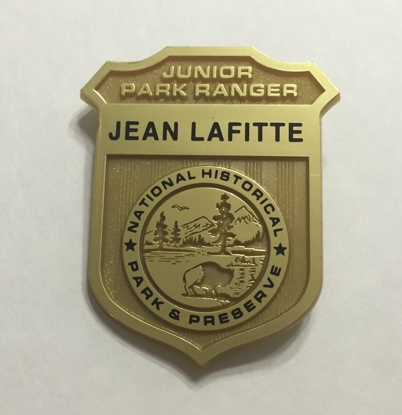 Junior Park Ranger Jean Lafitte National Preserve Warden Badge Pin New Orleans !