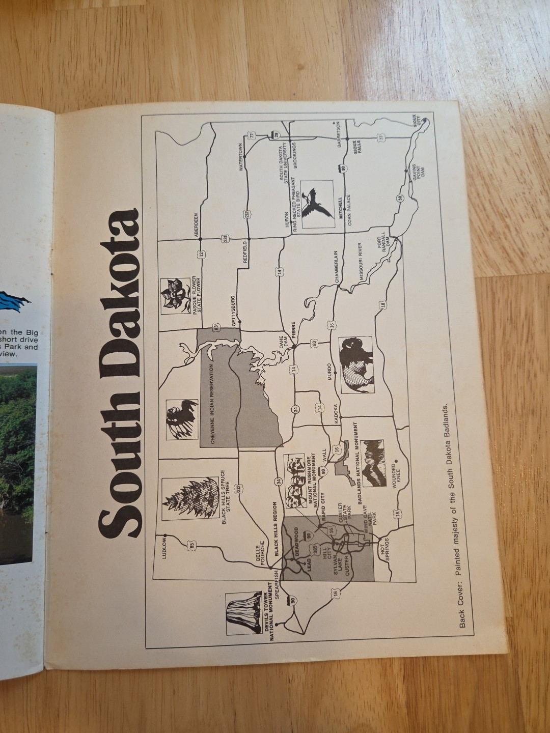 Mount Rushmore And The Black Hills Scenic Badlands Souvenir Picture Book