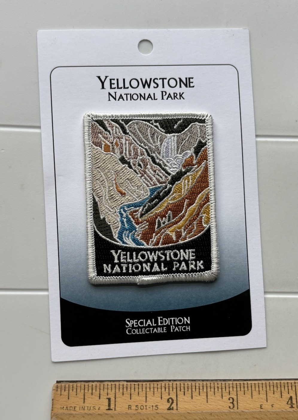 NIP Yellowstone National Park Special Edition Souvenir Embroidered Patch Badge