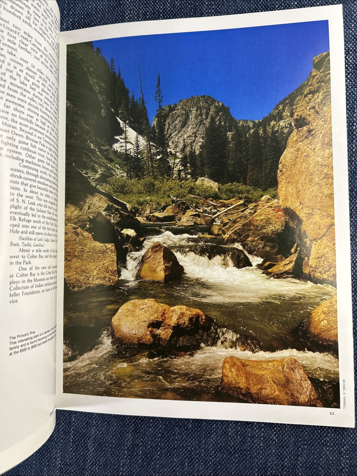 National Parkways Grand Teton Park Magazine 1976 Vintage Travel Book Souvenir WY