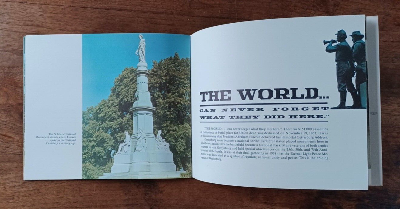 Gettysburg High Water Mark of The Confederacy 1963 National Park Booklet