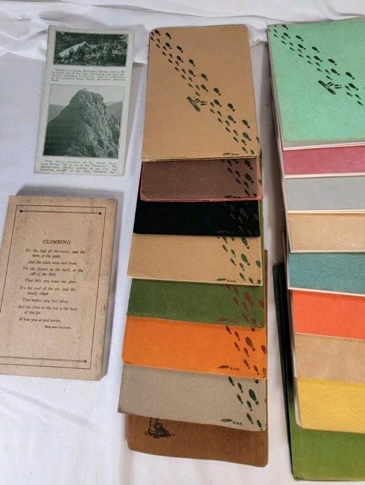RARE Smoky Mountains Hiking Club Handbook Archive 1926-2017 (48 Vol) GSMNP AT