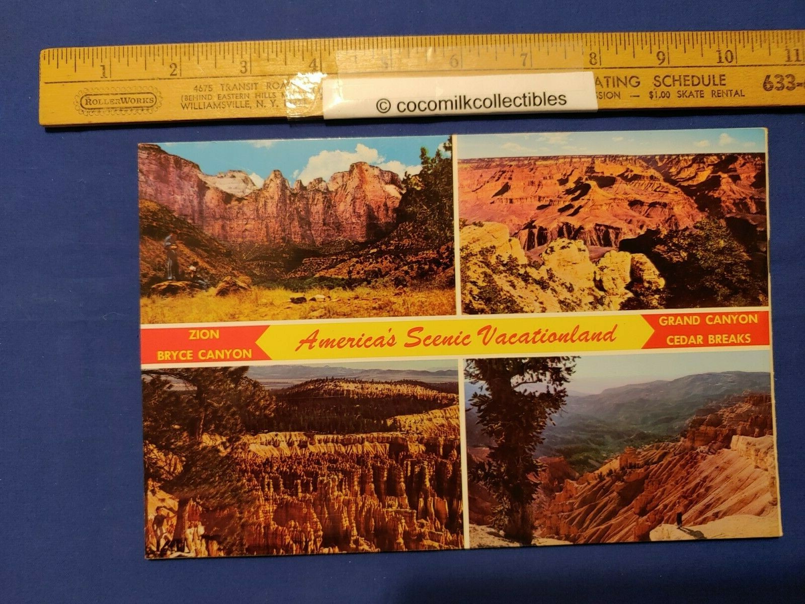 1970s Bryce Canyon Zion And Grand Canyon National Parks Color Pictures Booklet
