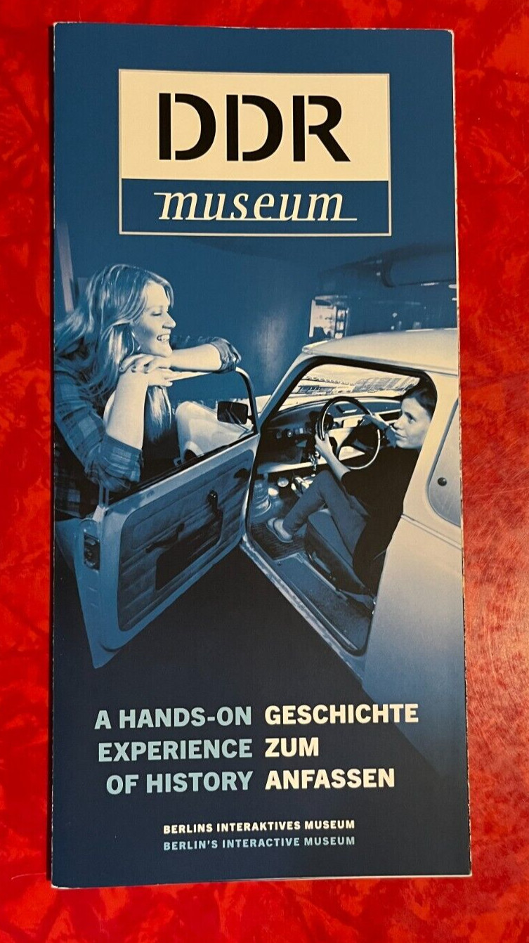 DDR MUSEUM – BERLIN GERMANY BROCHURE – ENGLISH & GERMAN