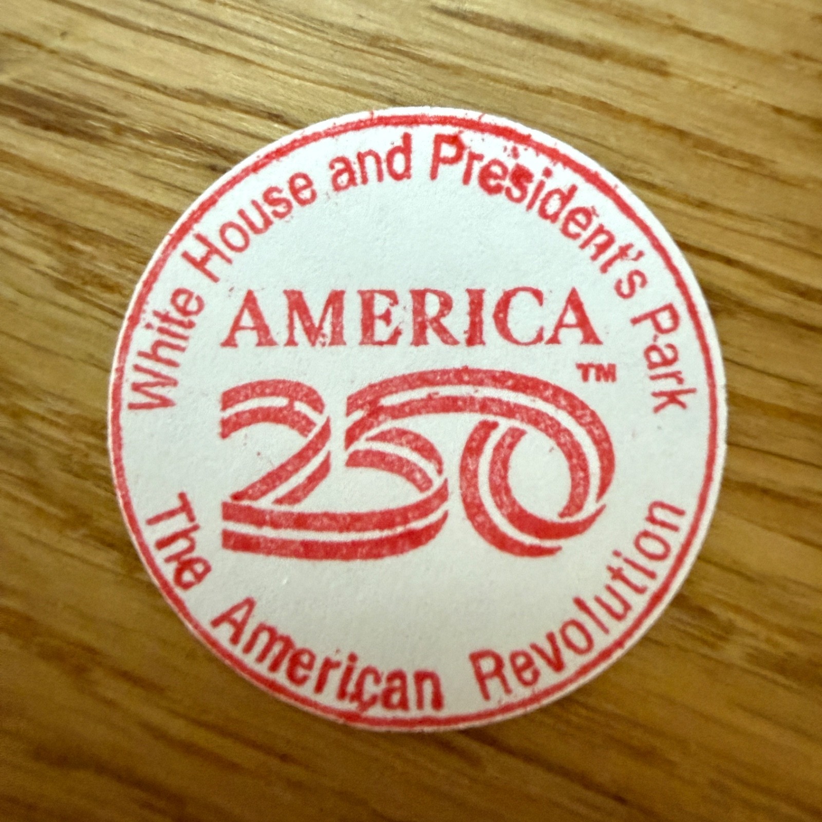 White House and Presidents’ Park America 250 National Park Passport Stamp