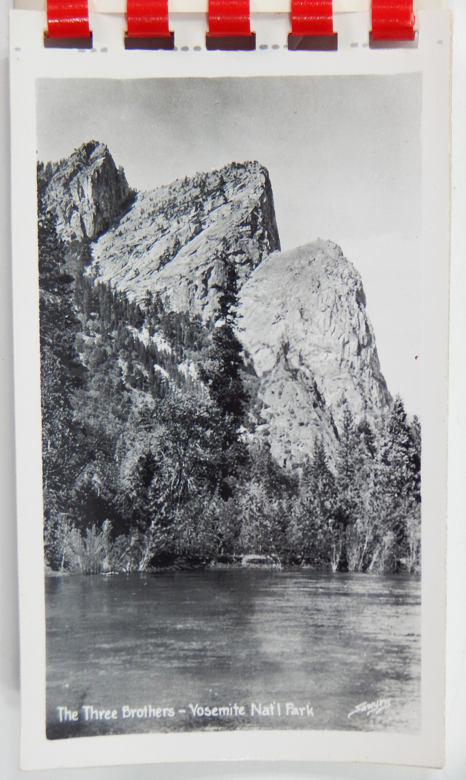 12 REAL YOSEMITE PARK CA PHOTOS 1920s 30s SAWYERS IN MINI FLIP BOOK 2.75″ x 4.5″