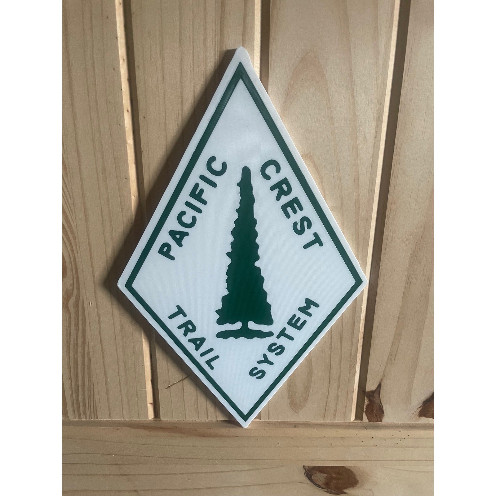Pacific Crest Trail System Sign California Oregon Washington Canada
