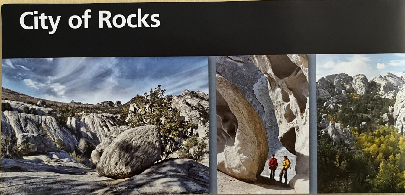 2026 CITY of ROCKS RESERVE – ID NATIONAL PARK SERVICE UNIGRID BROCHURE/MAP New