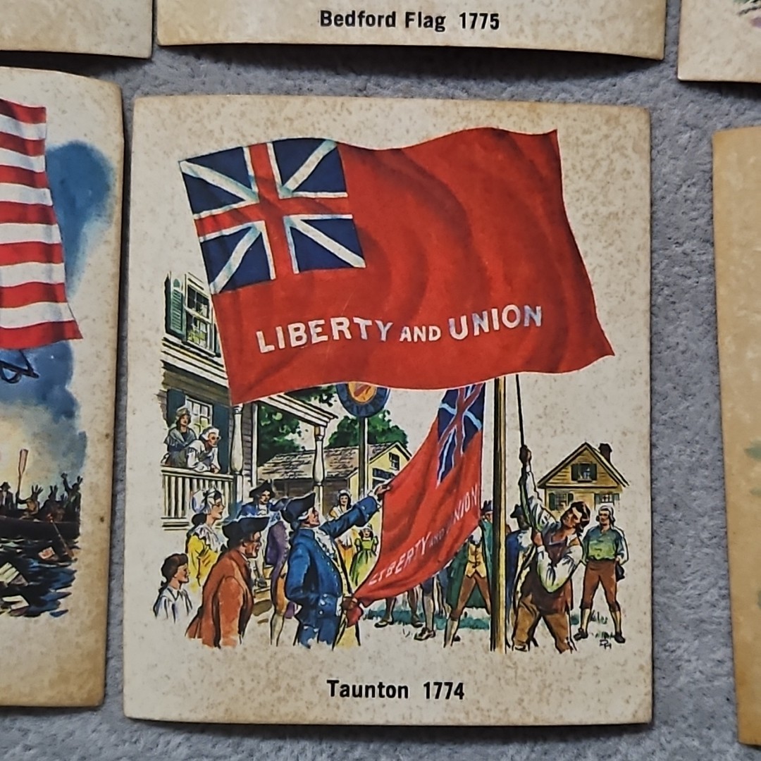 22 Stickers from 1976 National Flag Foundation & Deck Flags of Civil War