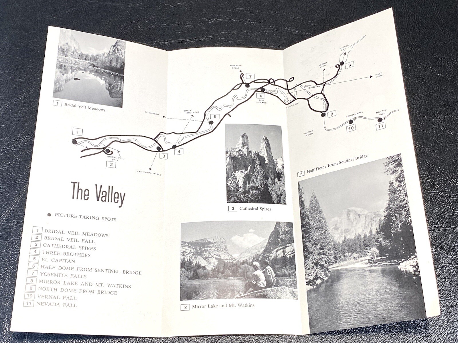 Vintage Yosemite National Park Travel Brochures – Picture Taking Spots 1967