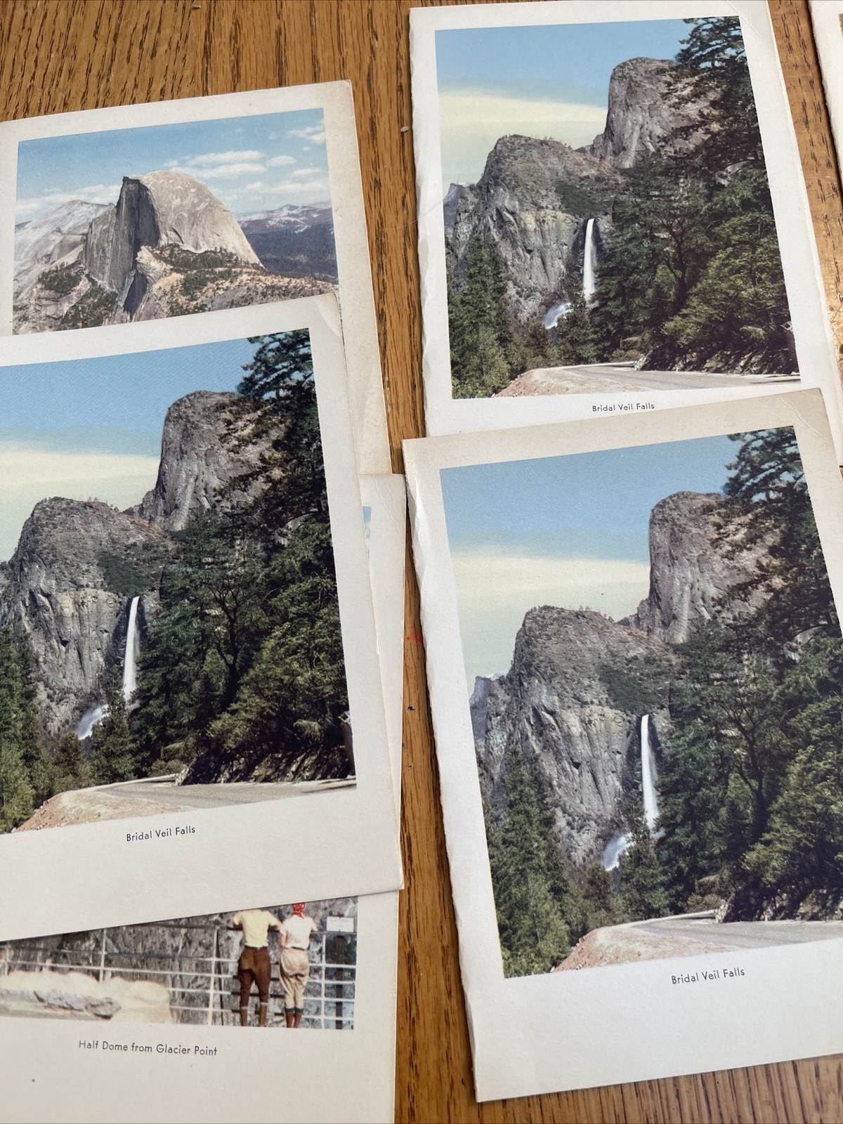 Vintage Lot Of 1960s Yosemite Note Cards Photographs Of Half Dome Veil Falls