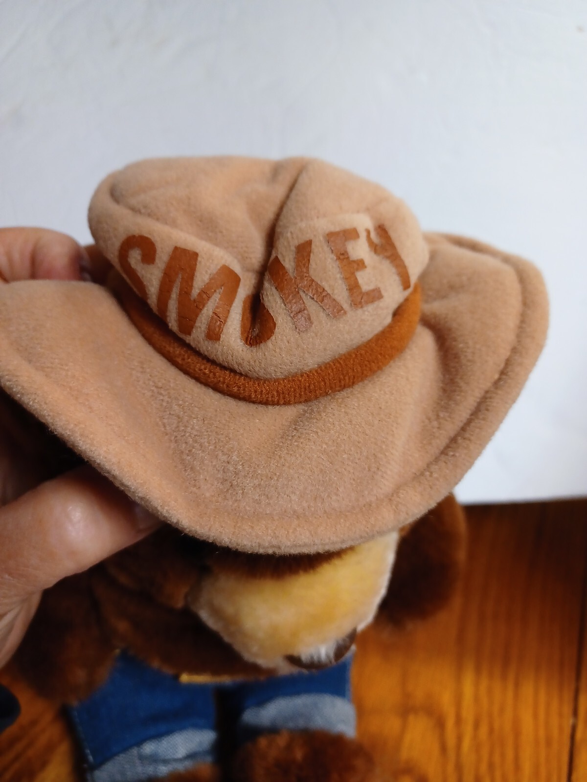 Vintage 1985 Smokey The Bear stuffed animal Three Bears Inc. US Forest Svc. 14″