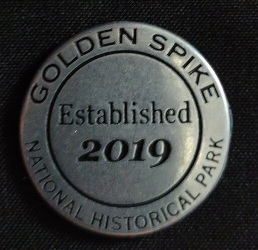 Golden Spike National Historical Park Utah Est 2019 National Park Coin Token