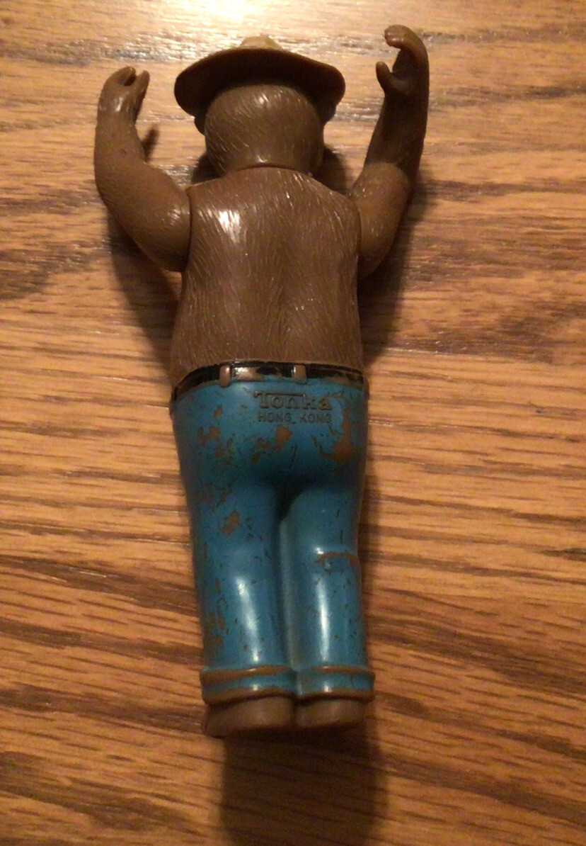 Vintage Tonka Smokey Bear Figure Jointed Arms