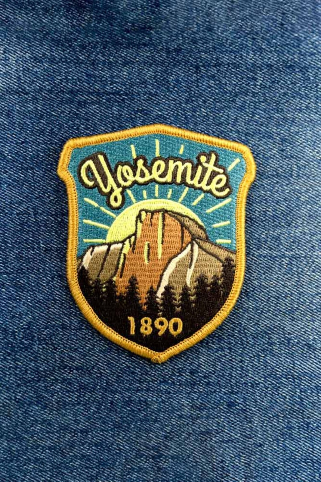 Yosemite National Park Patch Iron-On Applique Souvenir Gift